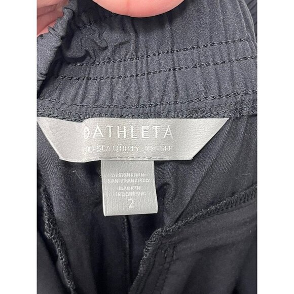 ATHLETA Chelsea Utility Jogger Women’s Size 2 Black - Picture 4 of 10